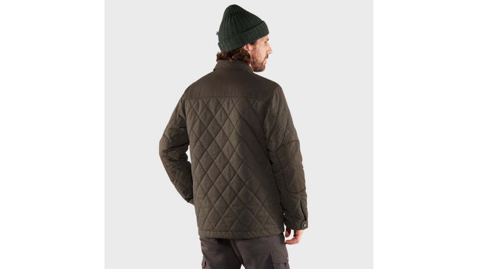 Fjallraven Ovik Wool Padded Jacket - Mens, Dark Olive, Small, F84127-633-S