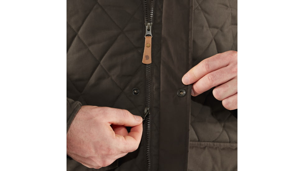 Fjallraven Ovik Wool Padded Jacket - Mens, Dark Olive, Small, F84127-633-S