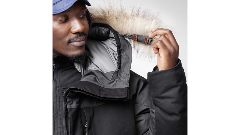 Fjallraven Polar Expedition Parka - Mens, Iron Grey/Black, Large, F87173-048-550-L