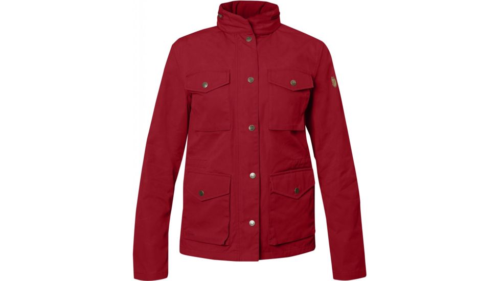 Fjallraven Raven Jacket - Womens-Deep Red-Medium