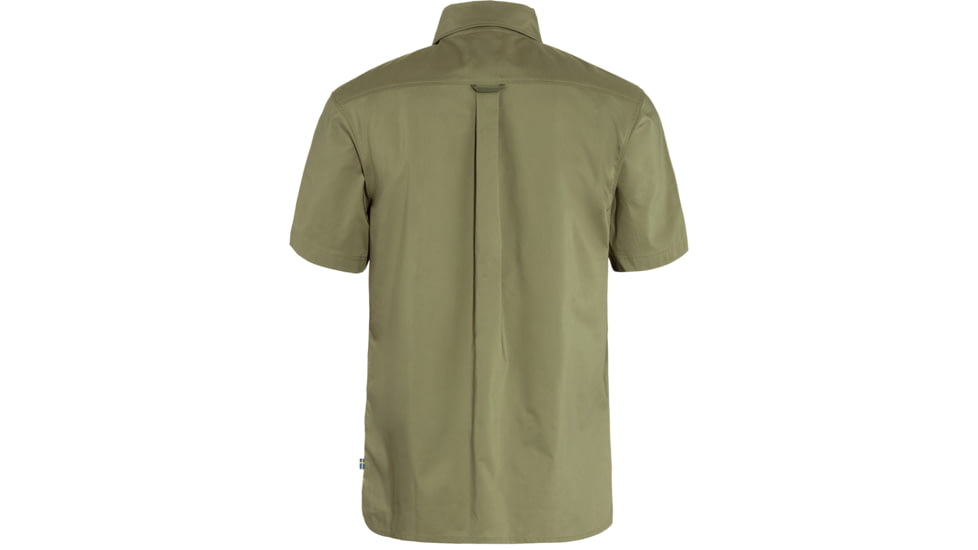 Fjallraven Raven Short Sleeve Shirt - Mens, Green-Laurel Green, Large, F87106-620-625-L