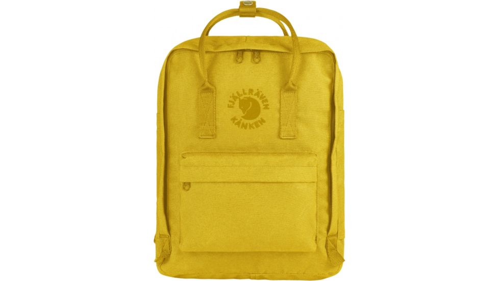 Fjallraven Re-Kanken Backpack, Sunflower Yellow, One Size, F23548-142