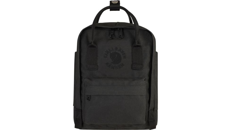 Fjallraven Re-Kanken Mini Backpack - Kid's, Black, One Size, F23549-550-One Size