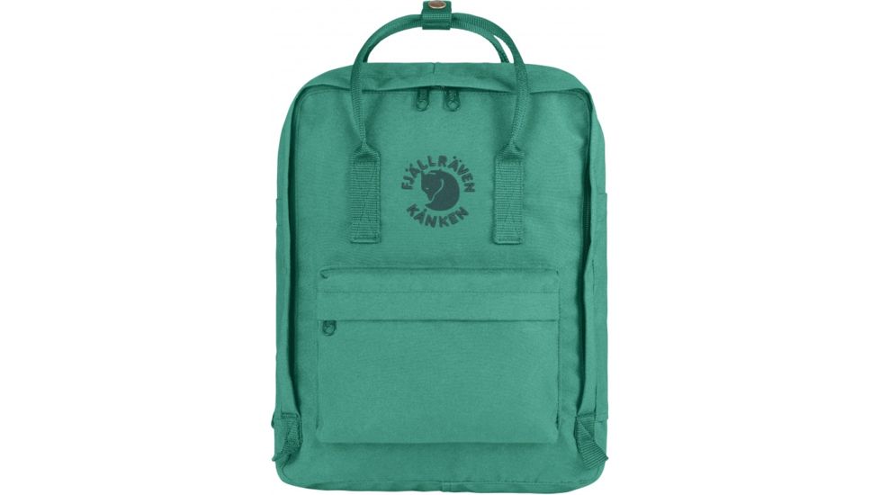 Fjallraven Re-Kanken Mini Backpack - Kid's, Emerald, One Size, F23549-644