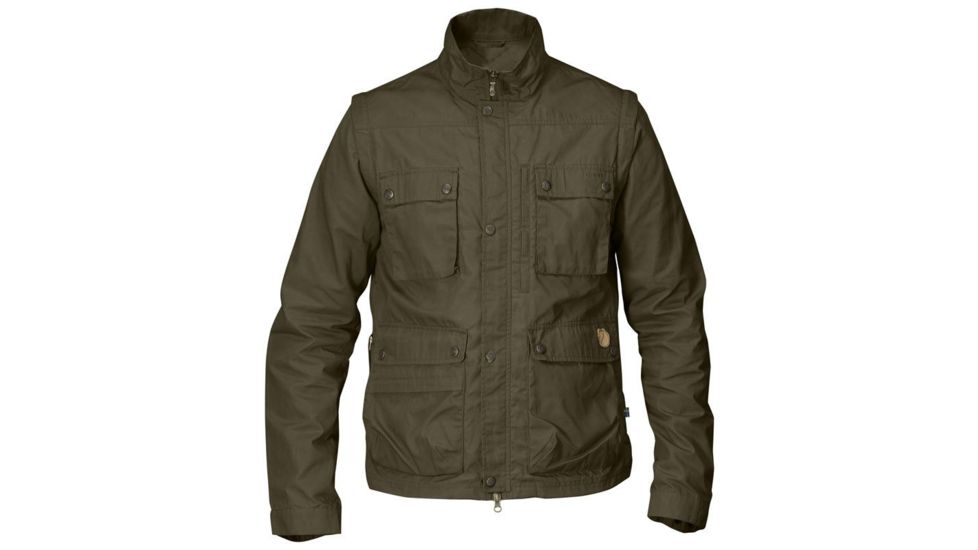 Fjallraven Reporter Lite Jacket - Men's-Dark Olive-Small