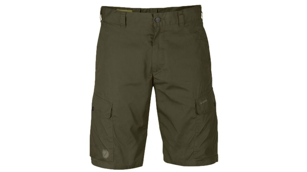Fjallraven Ruaha Shorts - Men's-Dark Olive-38 Waist