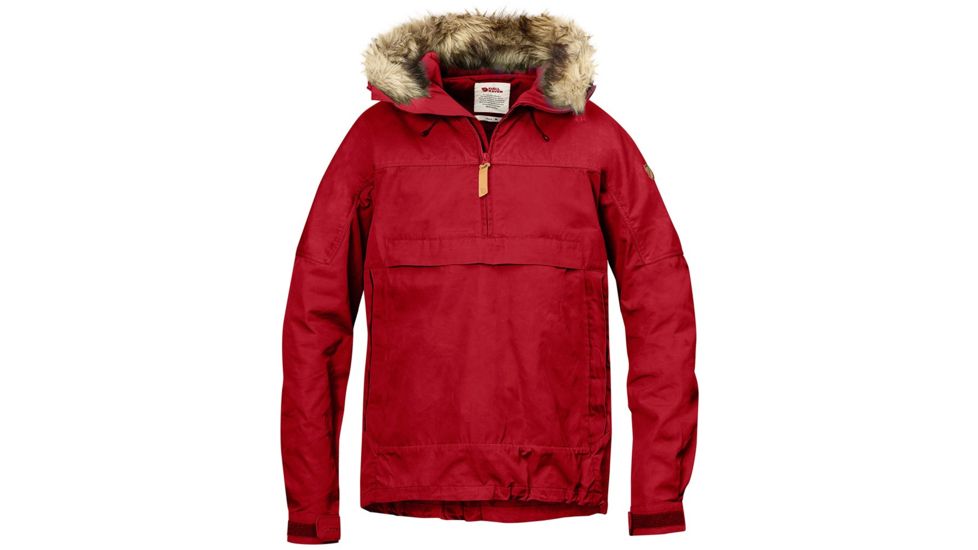 Fjallraven Sarek Anorak - Men's-Deep Red-Small