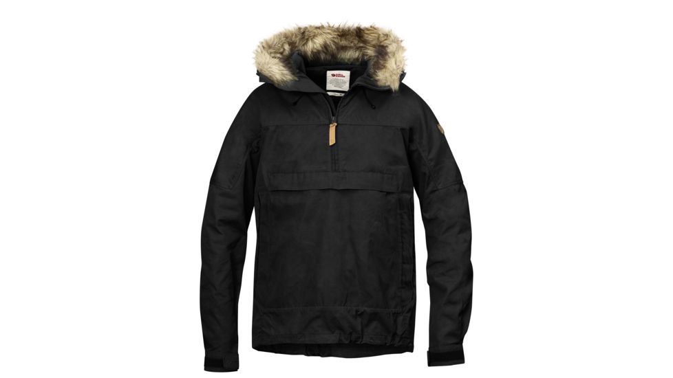 Fjallraven Sarek Anorak - Mens-Black-X-Small