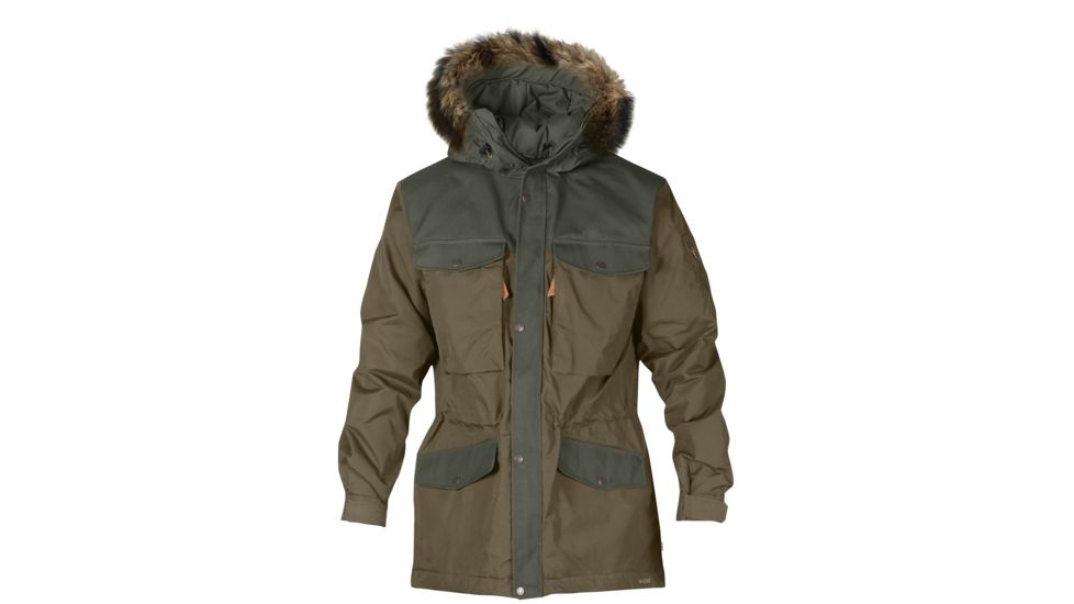 Fjallraven Sarek Winter Jacket - Mens-Taupe-Large