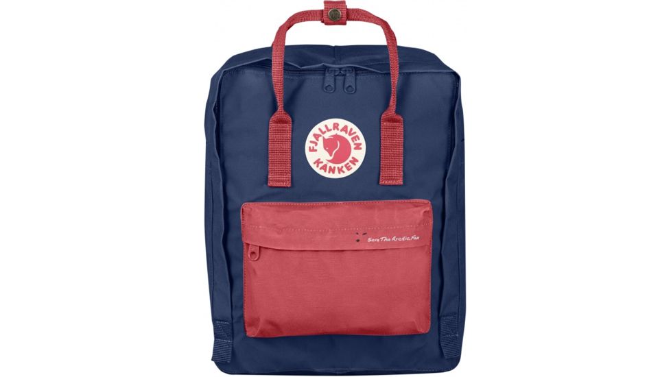 Fjallraven Save the Arctic Fox Kanken, Royal Blue/Peach Pink F23495-540-319-