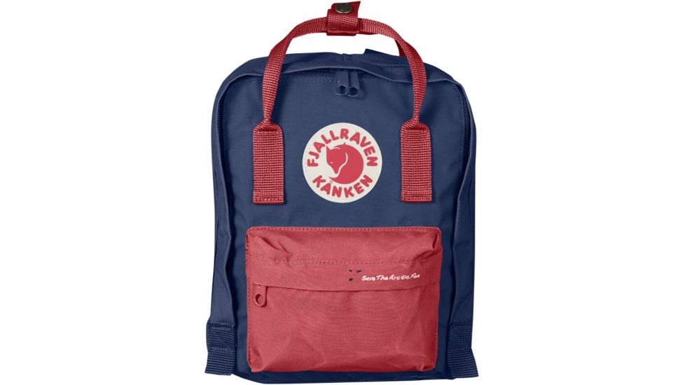 Fjallraven Save the Arctic Fox Kanken Mini, Royal Blue/Peach Pink F23496-540-319-