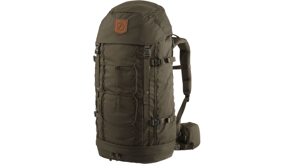 Fjallraven Singi 48 Backpack, Dark Olive, One Size, F23321-633-One Size