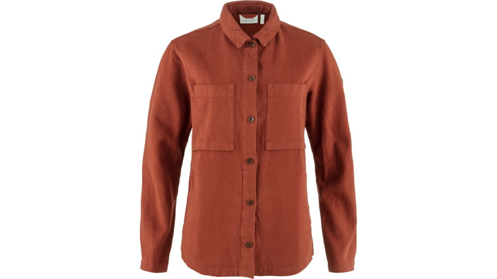 Fjallraven Singi Flannel Overshirt - Womens, Autumn Leaf, Small, F86986-215-S