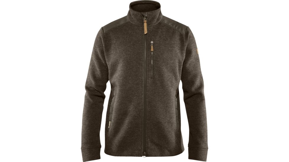 Fjallraven Singi Fleece Jacket - Mens, Dark Olive, Medium, F87305-633-M