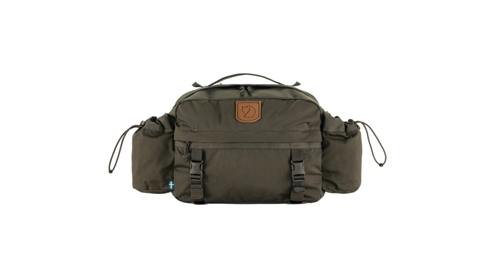 Fjallraven Singi Hip Pack 10 - Unisex, Dark Olive, One Size, F23-633OS