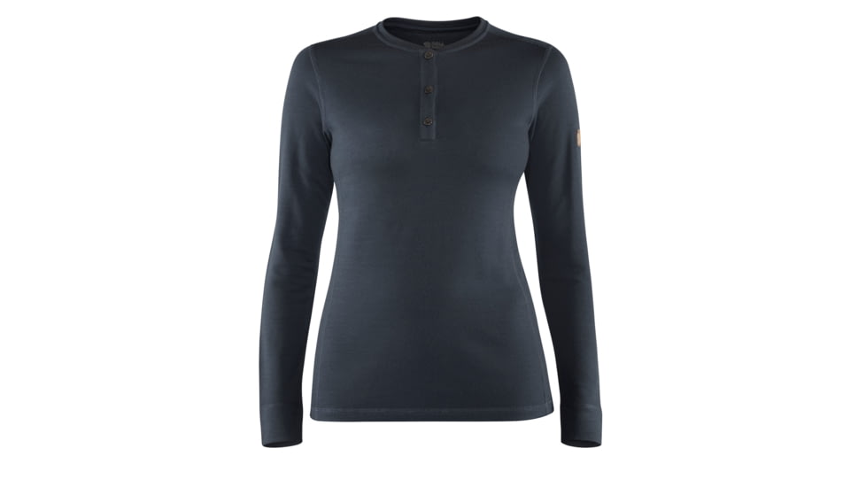 Fjallraven Singi Merino Henley - Womens, Dark Navy, Extra Large, F89310-555-XL