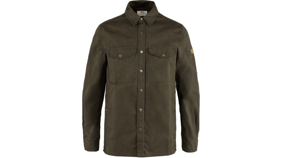 Fjallraven Singi Overshirt - Mens, Dark Olive, Small, F90655-633-S