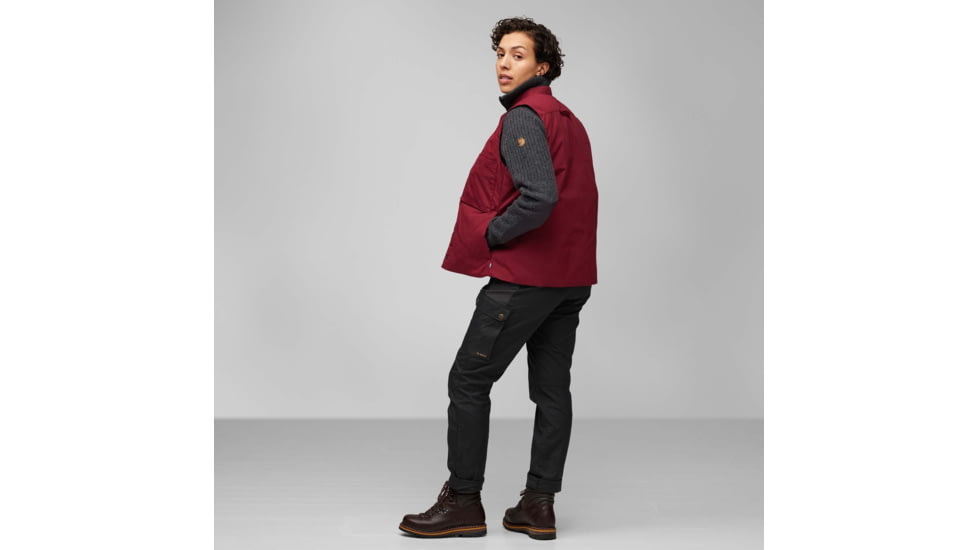 Fjallraven Singi Padded Vest - Womens, Bordeaux Red, Small, F87175-347-S