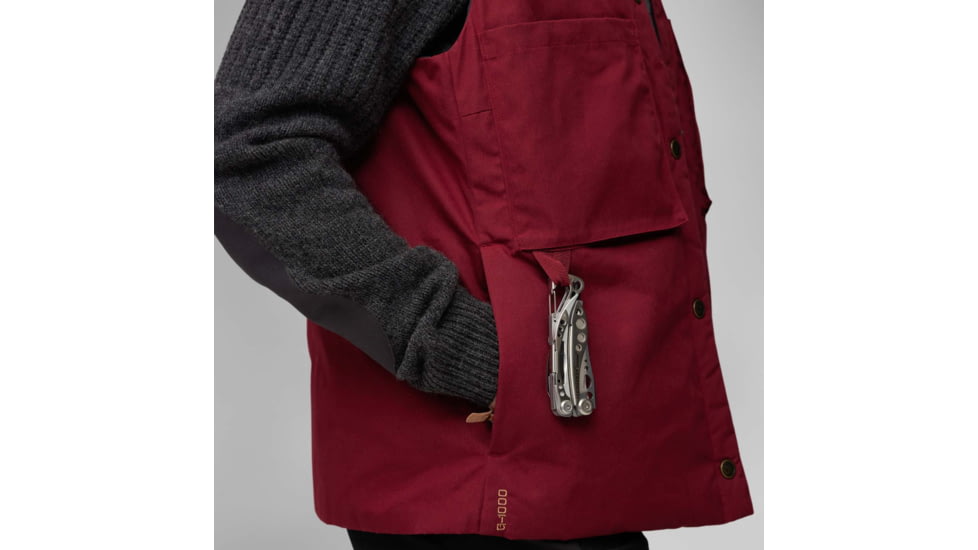 Fjallraven Singi Padded Vest - Womens, Bordeaux Red, Small, F87175-347-S