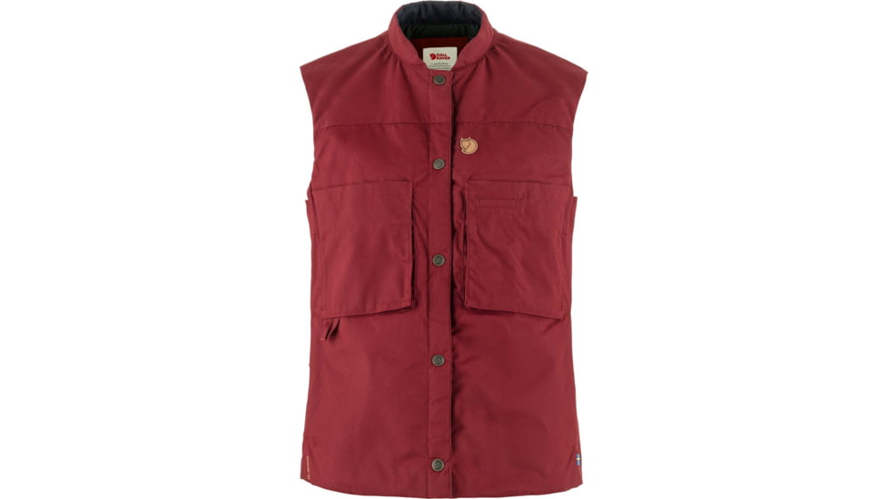 Fjallraven Singi Padded Vest - Womens, Bordeaux Red, Small, F87175-347-S