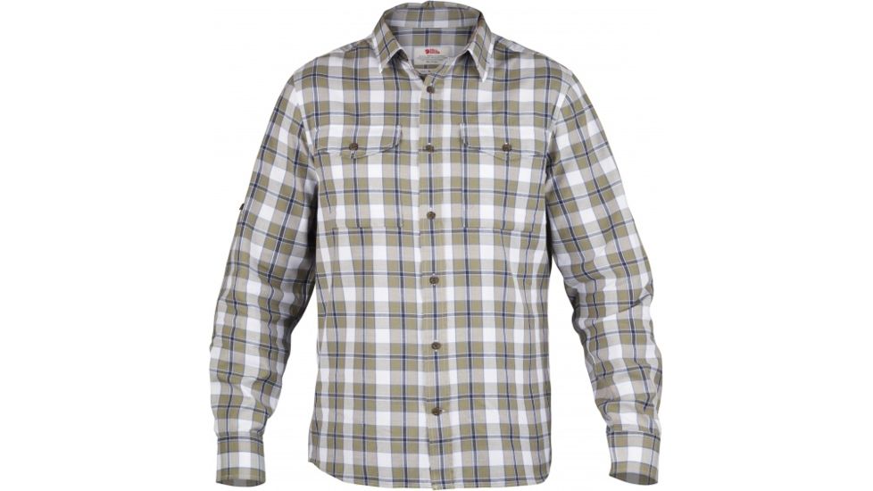 Fjallraven Singi Sarek Flannel Long Sleeve Shirt Mens, Savanna, XL F82445-235-XL