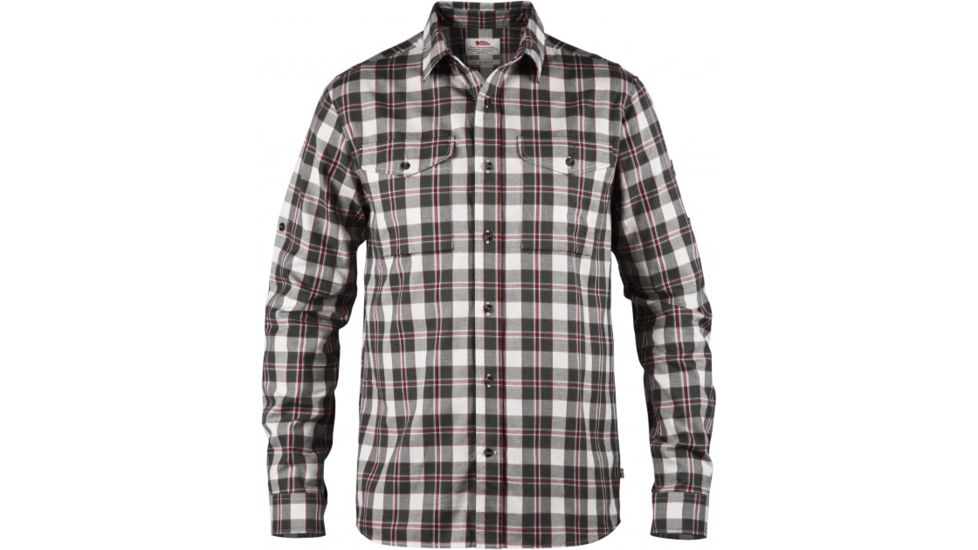 Fjallraven Singi Sarek Flannel Long Sleeve Shirt Mens, Dusk, L F82445-42-L