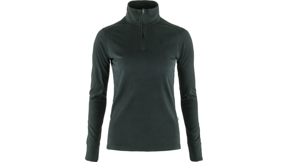 Fjallraven Skare Half Zip - Womens, Black, Extra Large, F89766-550-XL