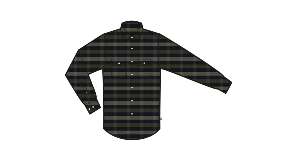Fjallraven Skog Shirt - Mens, Deep Forest/Laurel Green, Extra Large, F81353-662-625-XL