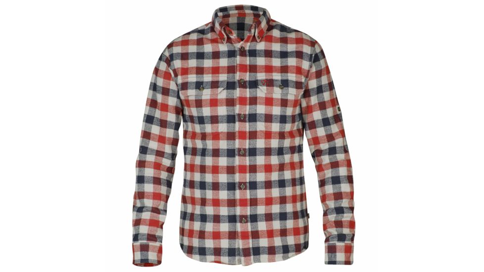 Fjallraven Skog Shirt - Mens, Red, XS, F81353-320-XS