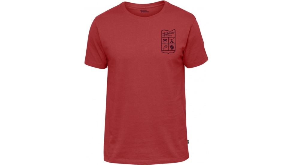 Fjallraven Small Classic Badge T-Shirt Mens, Lava, XS F81953-335-XS