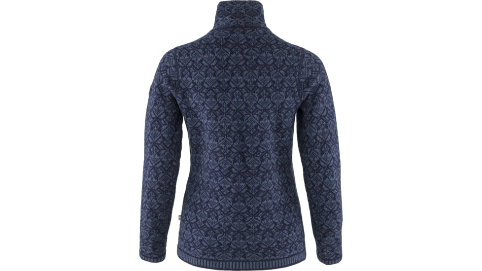 Fjallraven Snow Cardigan - Womens, Dark Navy, Extra Small, F89912-555-XS
