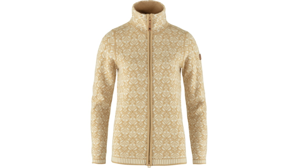 Fjallraven Snow Cardigan - Womens, Dune Beige, Extra Small, F89912-196-XS