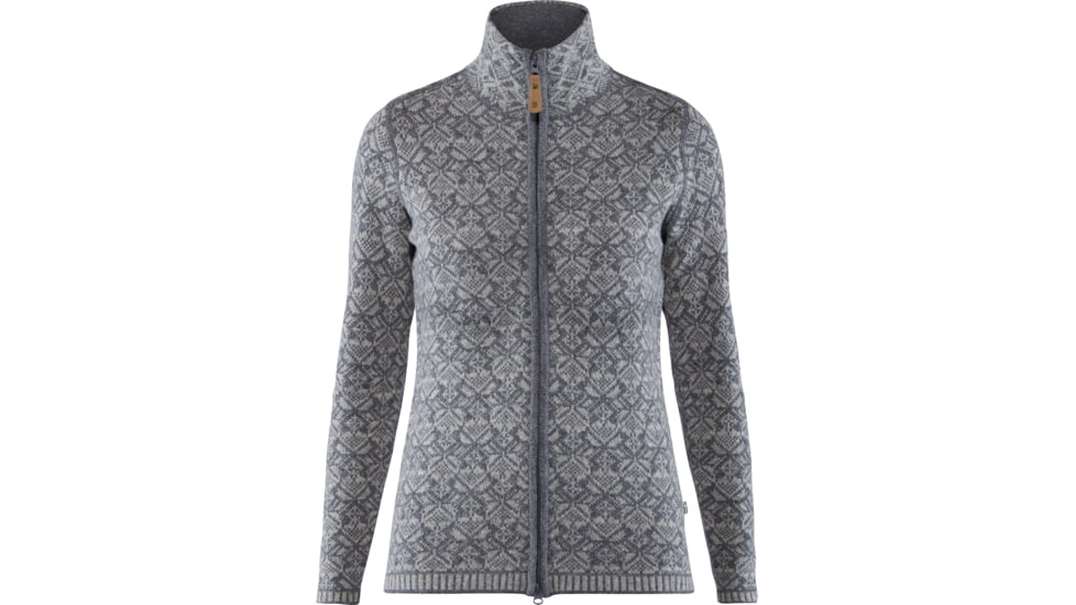 Fjallraven Snow Cardigan - Womens, Grey, Small, F89912-020-S