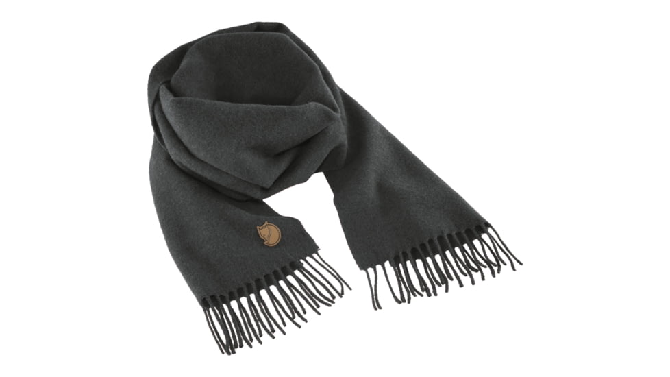 Fjallraven Solid Re-Wool Scarf, Dark Grey, One Size, F78011-030-OS