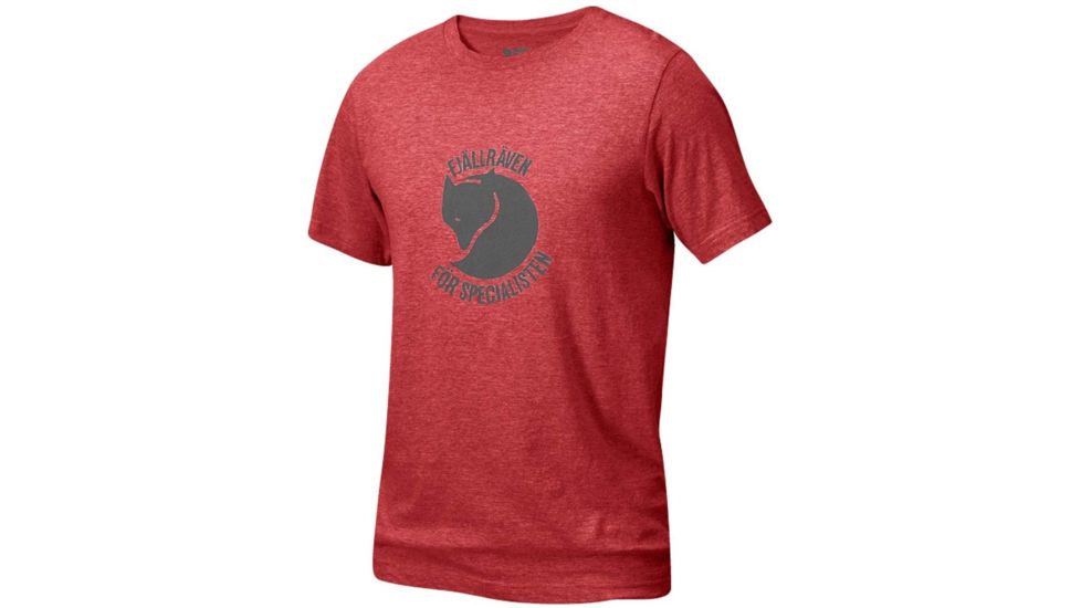 Fjallraven Specialisten T-Shirt - Men's-Red/Black-X-Large