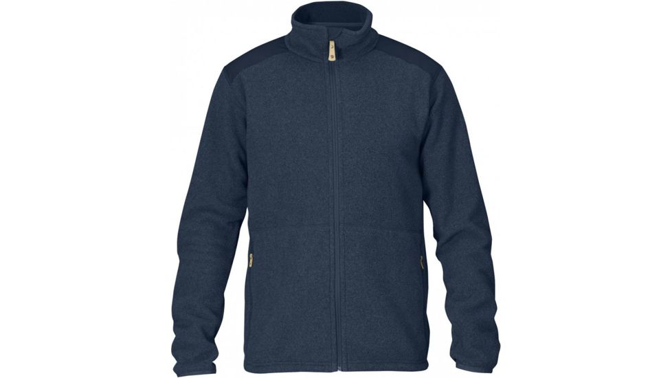 Fjallraven Sten Fleece Jacket - Mens-Dark Navy-XX-Large