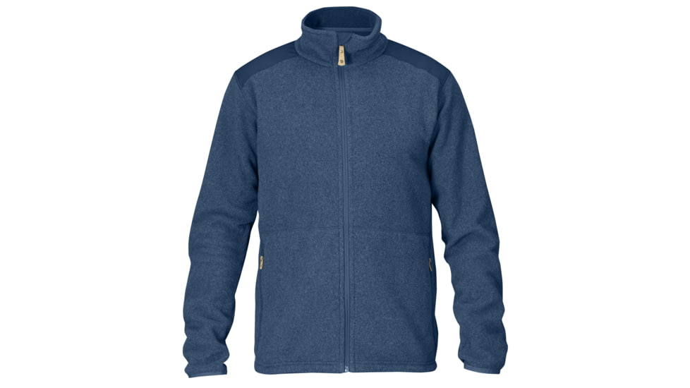 Fjallraven Sten Fleece Jacket - Mens-Uncle Blue-X-Large