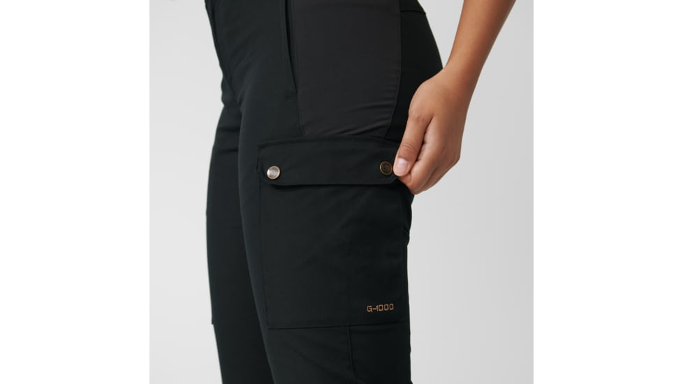 Fjallraven Stina Trousers - Womens, Black, 36, Regular, F84775-550-36/R