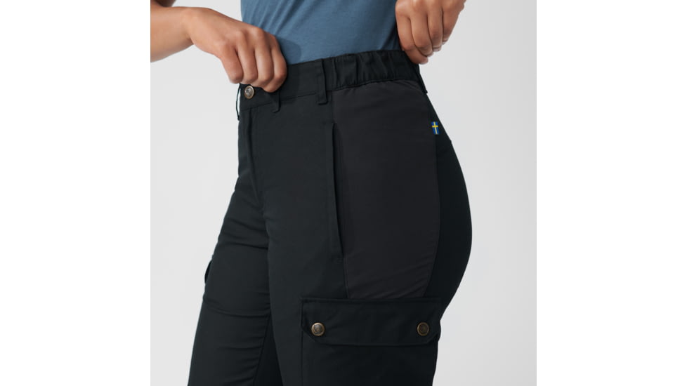 Fjallraven Stina Trousers - Womens, Black, 36, Regular, F84775-550-36/R