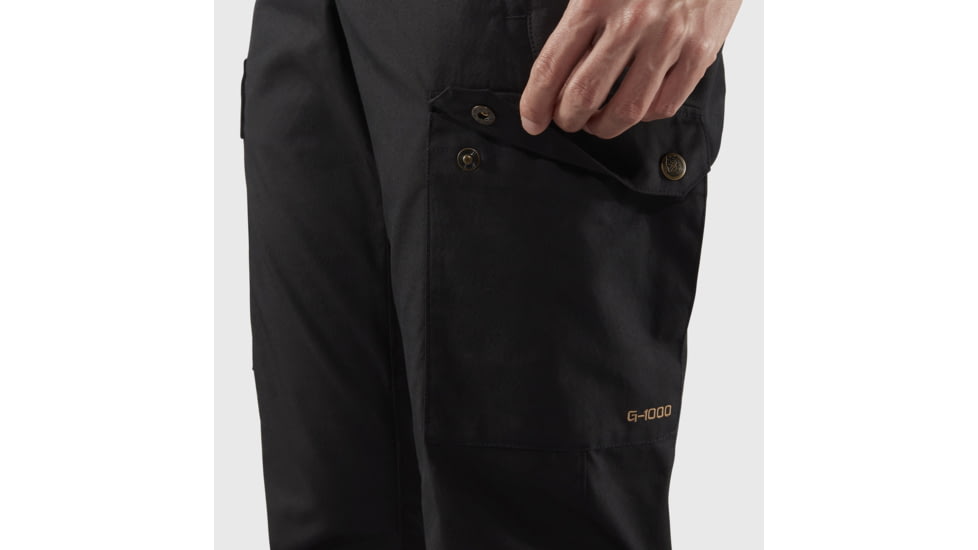 Fjallraven Stina Trousers - Womens, Black, 36, Regular, F84775-550-36/R