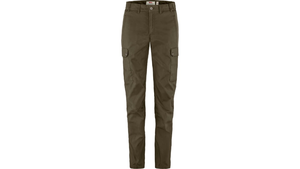 Fjallraven Stina Trousers - Womens, Dark Olive, 46/Short, F84775-633-46/S
