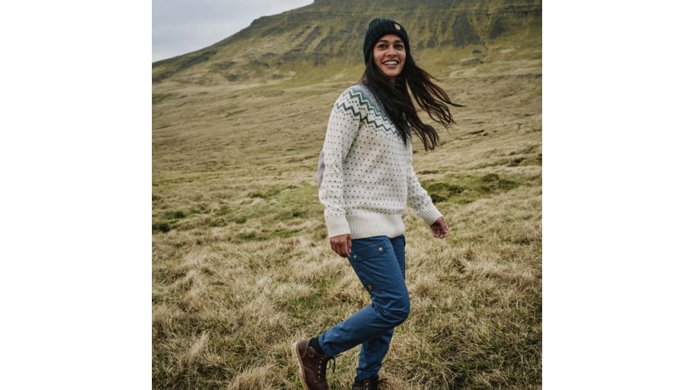 Fjallraven Stina Trousers - Womens, Indigo Blue, 48, Short, F84775-534-48/S