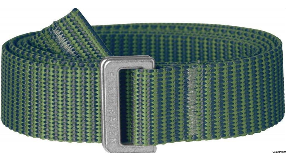 Fjallraven Striped Webbing Belt, Fern-Frost Green, OneSize, F77394-618-664-OneSize