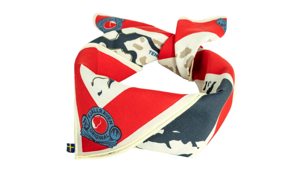 Fjallraven Swedish Classic Cap Scarf - Unisex, True Red, One Size, F87148-334-OneSize