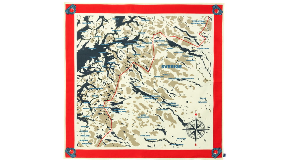 Fjallraven Swedish Classic Cap Scarf - Unisex, True Red, One Size, F87148-334-OneSize