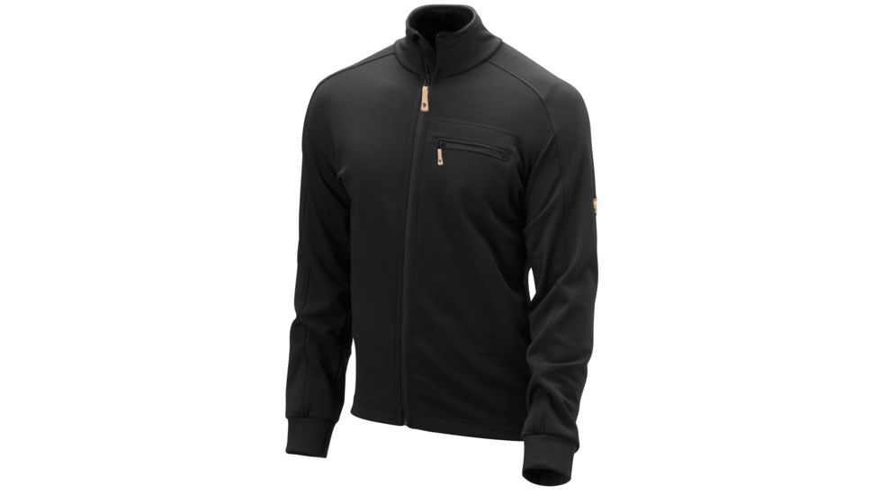 Fjallraven Tur Fleece - Men's-Black-X-Small