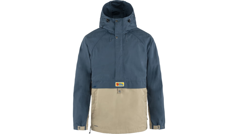 Fjallraven Vardag Anorak - Mens, Uncle Blue-Sand Stone, Medium, F87008-520-195-M