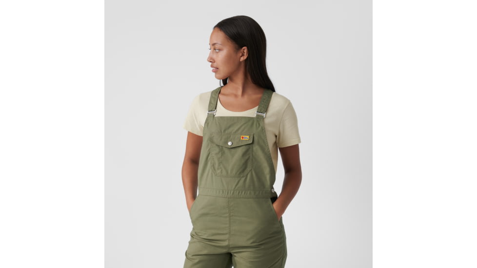 Fjallraven Vardag Dungaree Trousers - Womens, Green, Medium, F87030-620-M