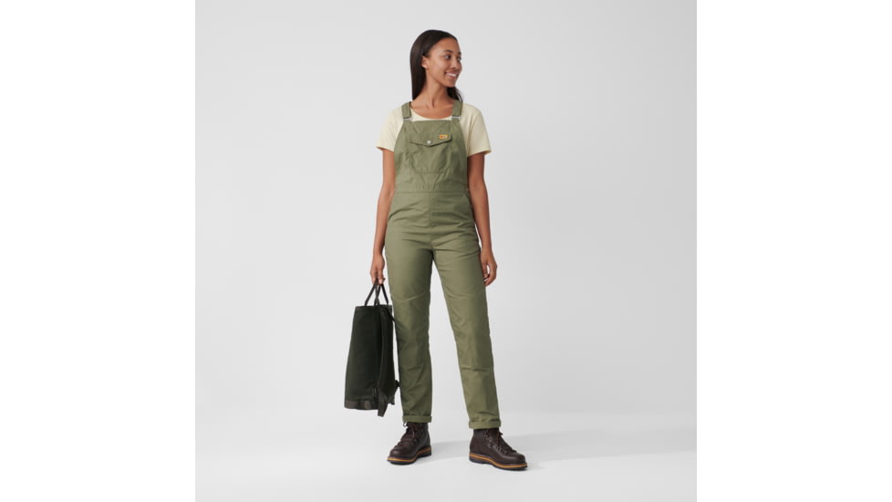Fjallraven Vardag Dungaree Trousers - Womens, Green, Medium, F87030-620-M