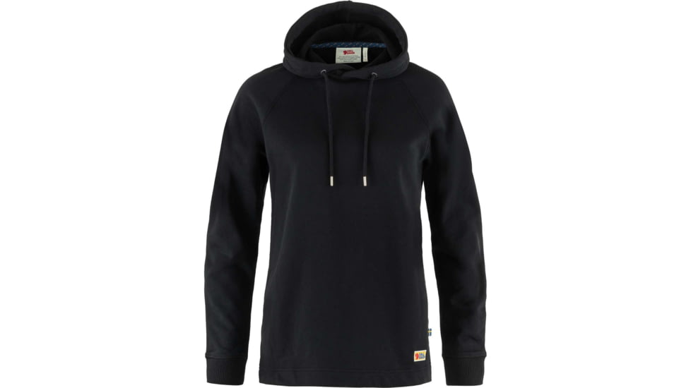 Fjallraven Vardag Hoodie - Womens, Black, Extra Large, F86987-550-XL